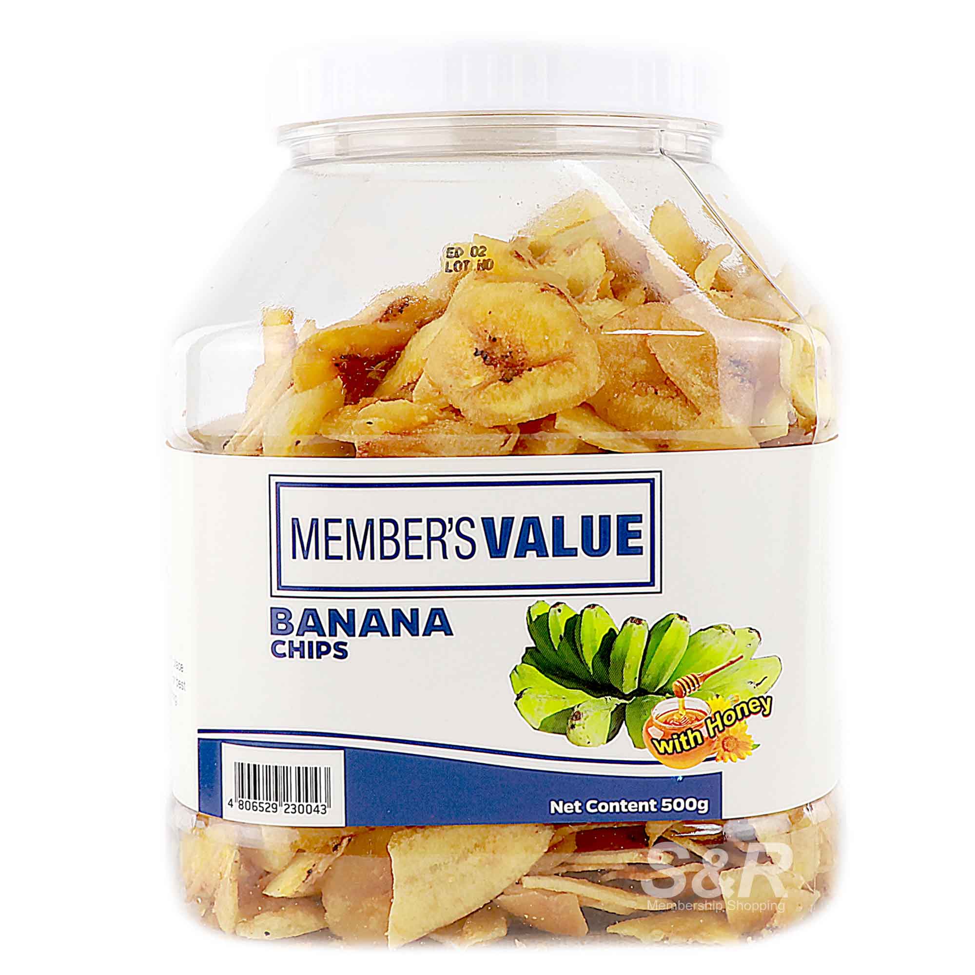 Member's Value Banana Chips 500g